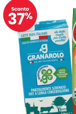 Despar Latte UHT Parzialmente Scremato 100% Italiano Granarolo offerta
