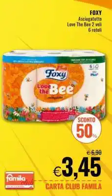 Famila FOXY Asciugatutto Love The Bee offerta
