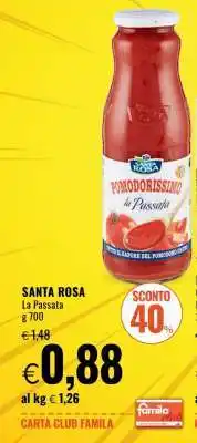 Famila SANTA ROSA La Passata offerta
