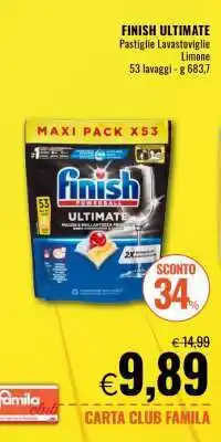 Famila FINISH ULTIMATE offerta