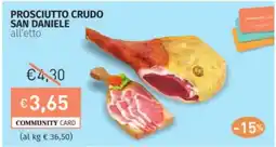 Prezzemolo e Vitale Prosciutto crudo san daniele offerta