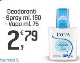 Supermercati Dok Deodoranti - spray- vapo offerta