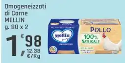 Supermercati Dok Omogeneizzati di carne mellin offerta