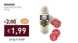Prezzemolo e Vitale NEGRONI Cacciatore Dop offerta