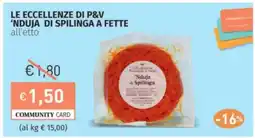 Le eccellenze di p&v 'nduja di spilinga a fette