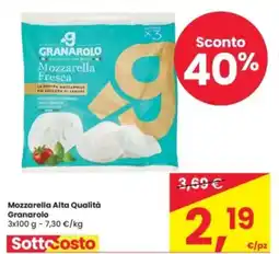 Eurospar Mozzarella Alta Qualità Granarolo offerta