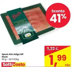 Eurospar Speck Alto Adige IGP Recla offerta