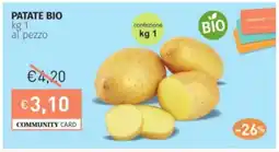 Prezzemolo e Vitale Patate bio offerta