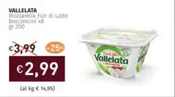 Prezzemolo e Vitale VALLELATA Mozzarella Fior di Latte Bocconcini offerta