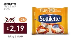 SOTTILETTE Fila e Fondi