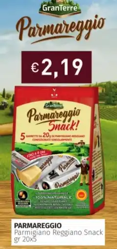 Prezzemolo e Vitale PARMAREGGIO Parmigiano Reggiano Snack offerta
