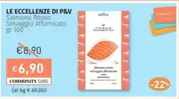 Prezzemolo e Vitale LE ECCELLENZE DI P&V Salmone Rosso Selvaggio Affumicato offerta
