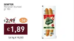 Prezzemolo e Vitale SENFTER Meraner Wurstel offerta