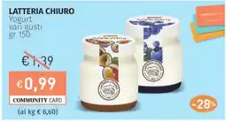Prezzemolo e Vitale LATTERIA CHIURO Yogurt vari gusti offerta