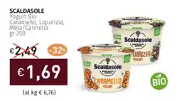 Prezzemolo e Vitale SCALDASOLE Yogurt Bio Caramello, Liquirizia, Mela/Cannella offerta