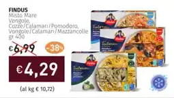 Prezzemolo e Vitale FINDUS Misto Mare Vongole, Cozze/Calamari/Pomodoro, Vongole/Calamari/Mazzancolle offerta