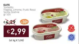 Prezzemolo e Vitale ELITE Sorbetto Fragola, Limone, Frutti Rossi Senza Glutine offerta