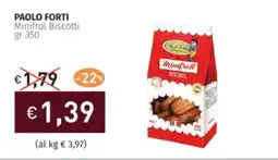Prezzemolo e Vitale PAOLO FORTI Minifrol Biscotti offerta
