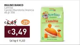 Prezzemolo e Vitale MULINO BIANCO Camille Carote/Mandorle/Arancia offerta