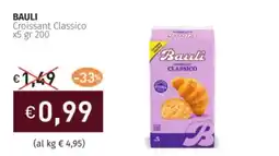 Prezzemolo e Vitale BAULI Croissant Classico offerta