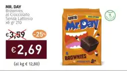 Prezzemolo e Vitale MR. DAY Brownies al Cioccolato Senza Lattosio offerta