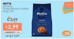 Prezzemolo e Vitale MOTTA Danese Frutta Rossa e Uvetta offerta