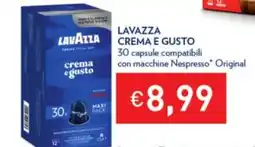 Prezzemolo e Vitale Lavazza crema e gusto offerta