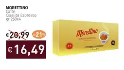 Prezzemolo e Vitale MORETTINO Caffè Qualità Espresso offerta