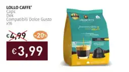 Prezzemolo e Vitale LOLLO CAFFE' Caps Dek Compatibili Dolce Gusto offerta