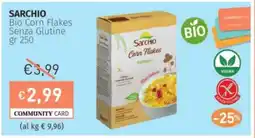 Prezzemolo e Vitale SARCHIO Bio Corn Flakes Senza Glutine offerta