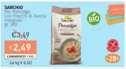 Prezzemolo e Vitale SARCHIO Bio Porridge con Fiocchi di Avena Integrale offerta
