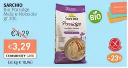 Prezzemolo e Vitale SARCHIO Bio Porridge Mela e Nocciole offerta