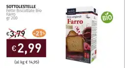 Prezzemolo e Vitale SOTTOLESTELLE Fette Biscottate Bio Farro offerta