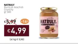 Prezzemolo e Vitale NATRULY Burro di Arachidi Crunchy offerta