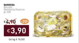 Prezzemolo e Vitale BARBERA Biscotti Mandorla/Arancia offerta