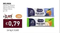 Prezzemolo e Vitale MELINDA Tenero Snack Mela/Mirtillo, Mela/Pera offerta