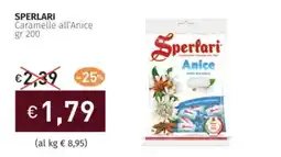 Prezzemolo e Vitale SPERLARI Caramelle all'Anice offerta