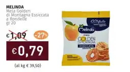 Prezzemolo e Vitale MELINDA Mela Golden di Montagna Essiccata a Rondelle offerta