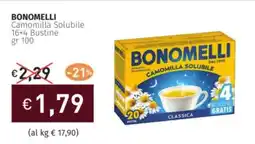 Prezzemolo e Vitale BONOMELLI Camomilla Solubile 16+4 Bustine offerta