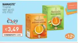 Prezzemolo e Vitale NAMASTE' Tisane vari gusti offerta