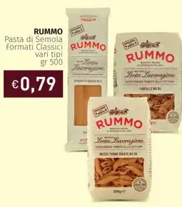Prezzemolo e Vitale RUMMO Pasta di Semola Formati Classici vari tipi offerta