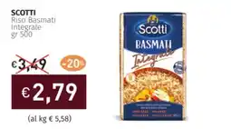 Prezzemolo e Vitale SCOTTI Riso Basmati Integrale offerta