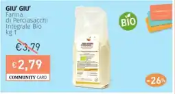 Prezzemolo e Vitale GIU' GIU' Farina di Perciasacchi Integrale Bio offerta