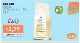 Prezzemolo e Vitale GIU' GIU' Farina di Perciasacchi Bio offerta