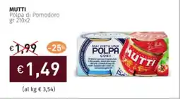 Prezzemolo e Vitale MUTTI Polpa di Pomodoro offerta