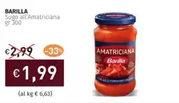 Prezzemolo e Vitale BARILLA Sugo all'Amatriciana offerta