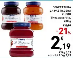 Spazio Conad Confettura la pasticcera zuegg linea assortita, offerta