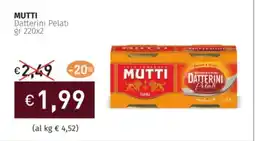 Prezzemolo e Vitale MUTTI Datterini Pelati offerta