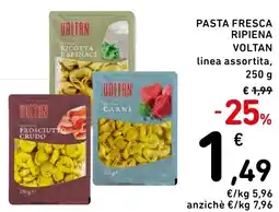Spazio Conad Pasta fresca ripiena voltan linea assortita, offerta