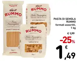 Spazio Conad Pasta di semola rummo formati assortiti, offerta